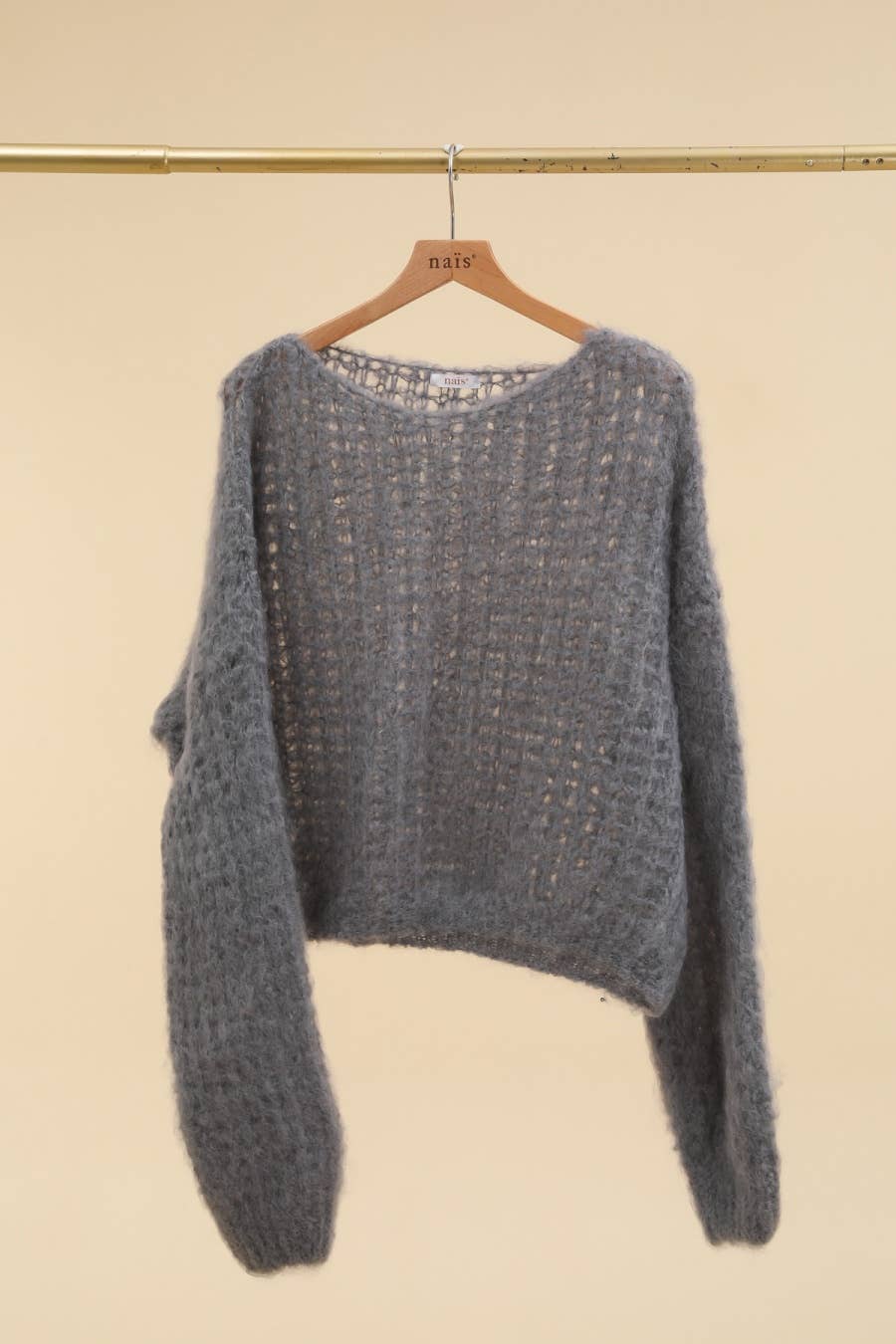 KNIT SWEATER KID MOHAIR: Red