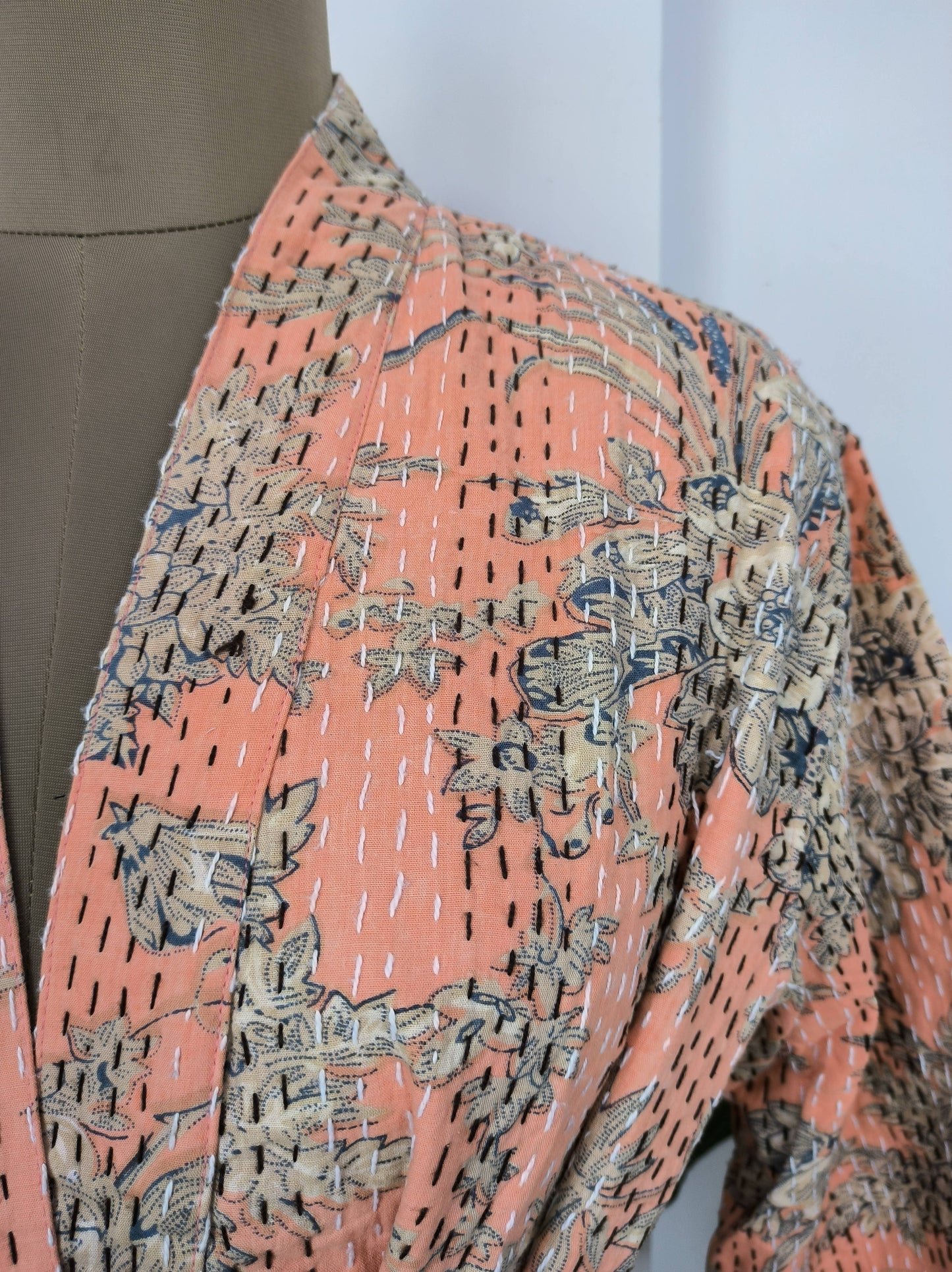 Reversible Long Kimono Women Jacket