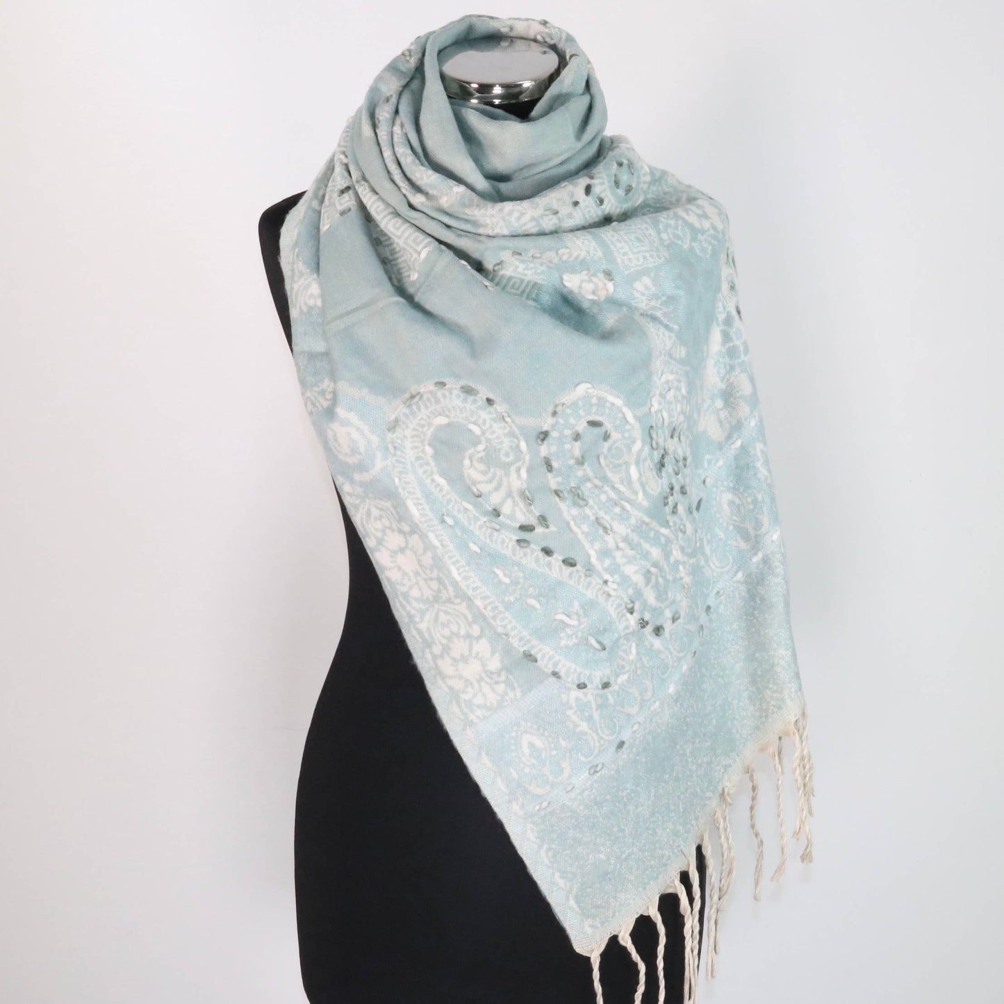 Jennifer Boiled Wool Scarf Wrap