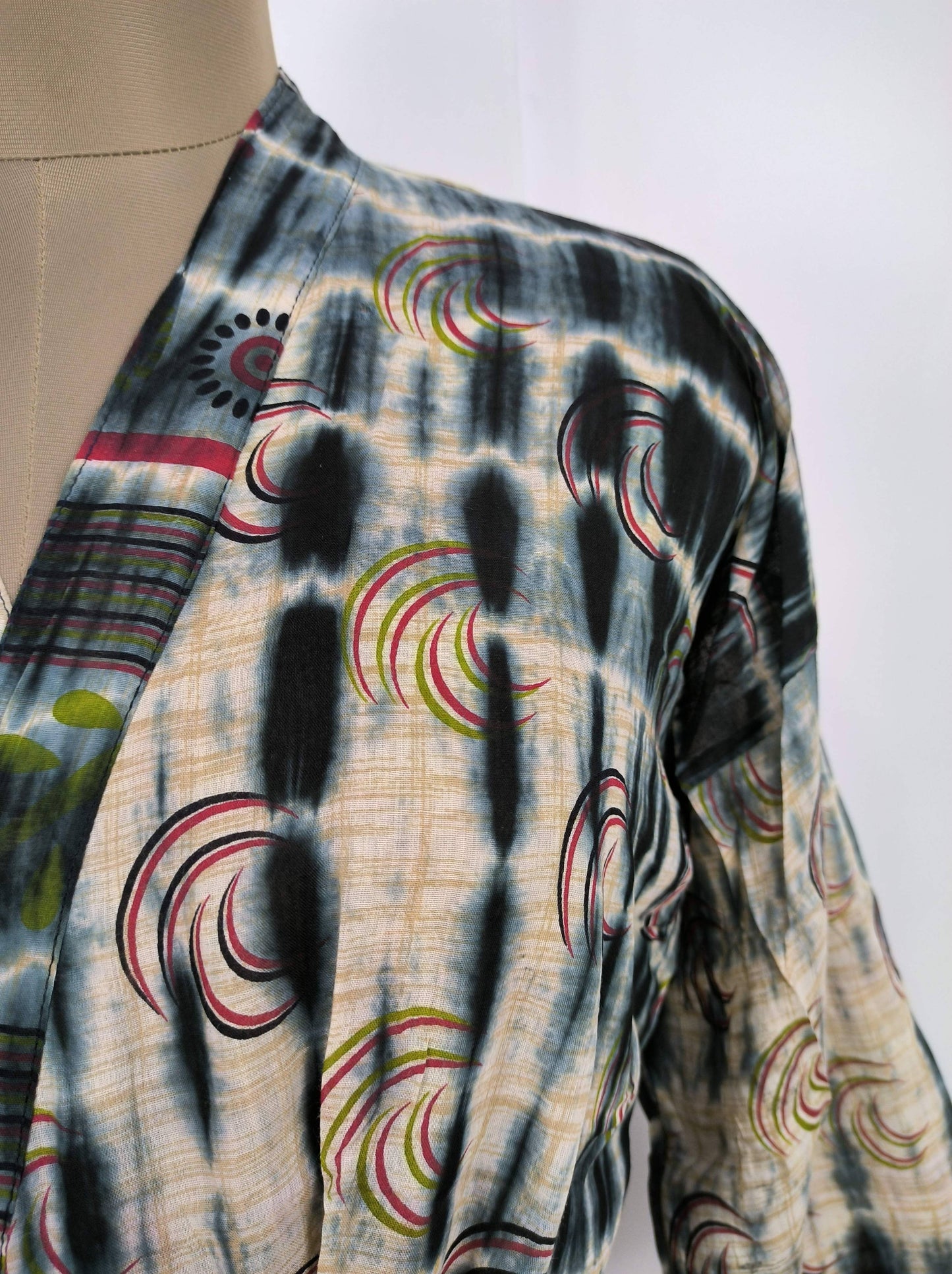 Kimono Open Jacket Boho Tie Dye