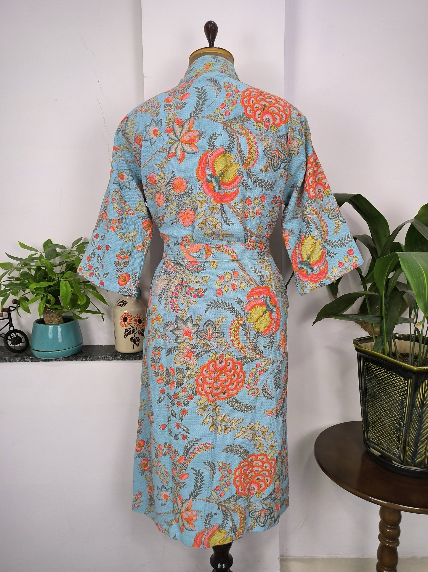 Kimono Knitted Cotton Indian Block Printed