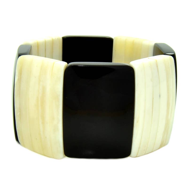 Square Bone Bracelet Elastic Stretch