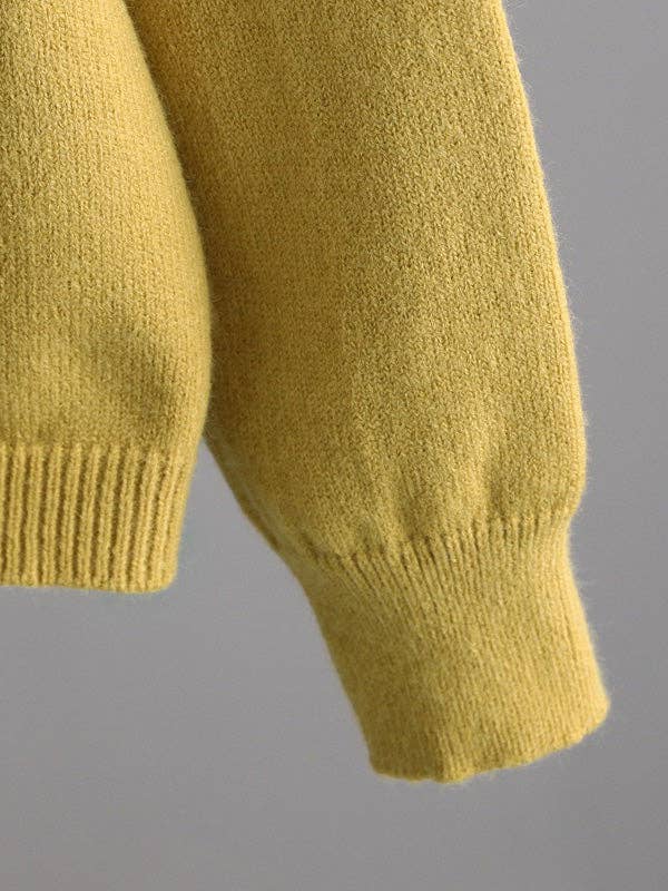 Sweater Top & Wide Leg: YELLOW