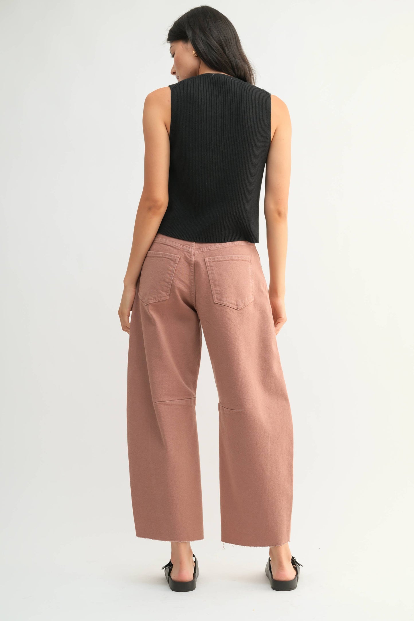 Clay Barrel Jean w/ Seams