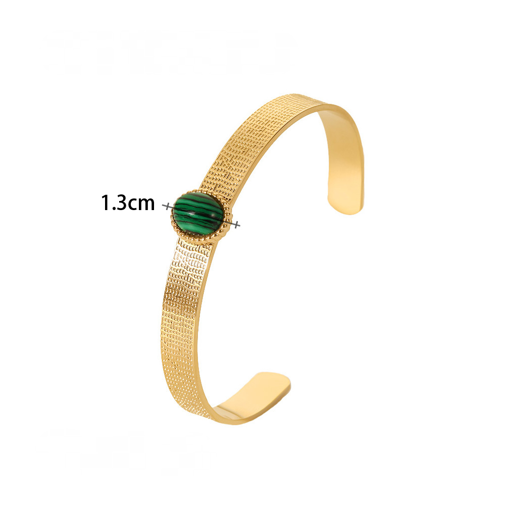 Multi Style 18K Gold Plated Stainless Steel Cuff Bangles