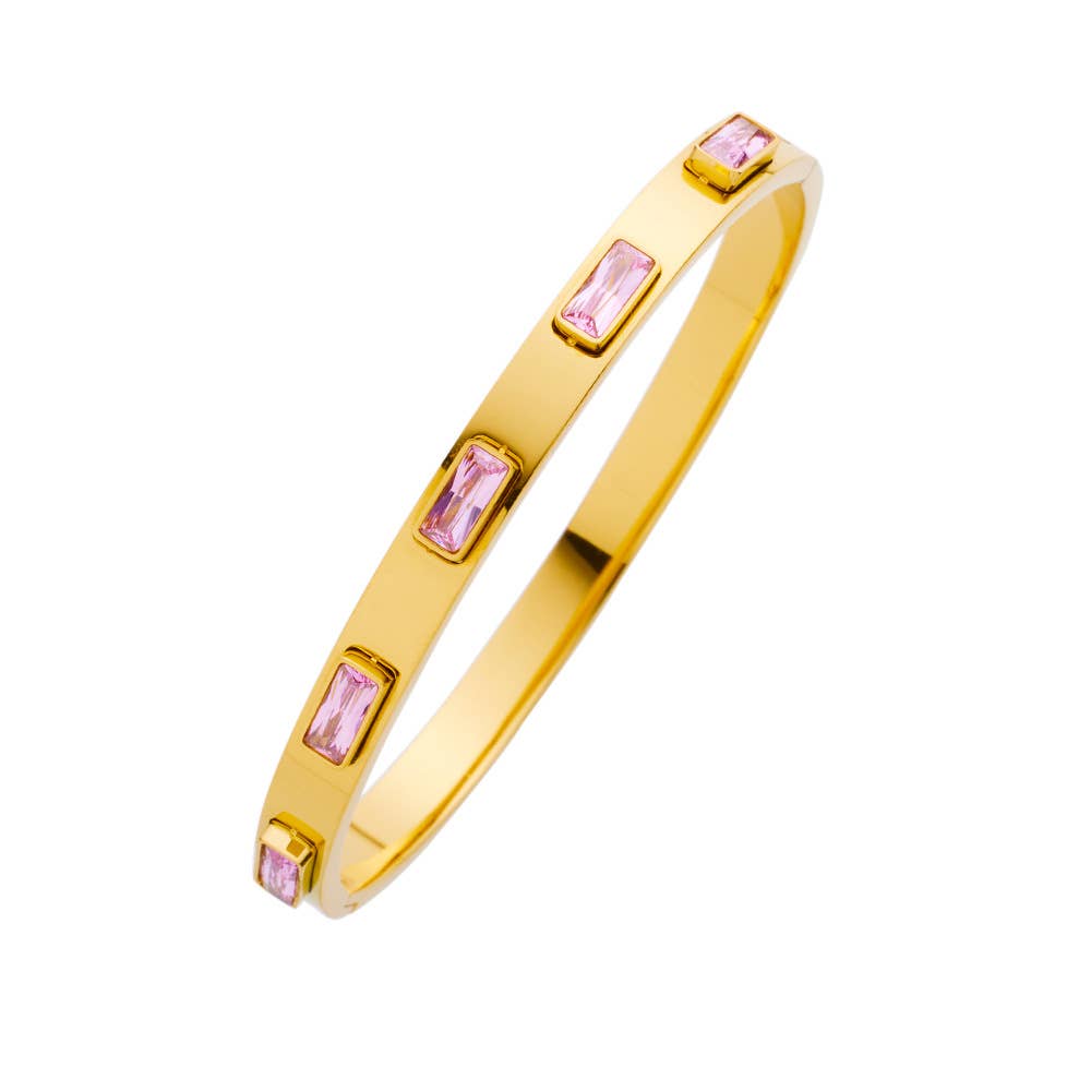 Multi Style 18K Gold Plated Stainless Steel Cuff Bangles