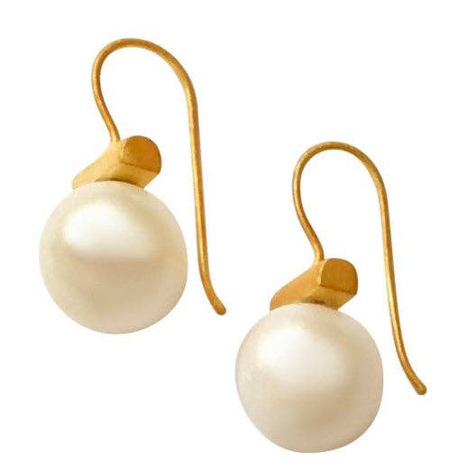 Under the bar earrings: 14k Gold Vermeil