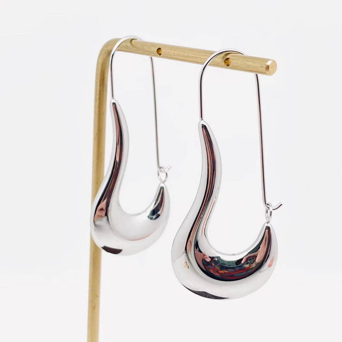18K Gold Plated Hoop Earrings