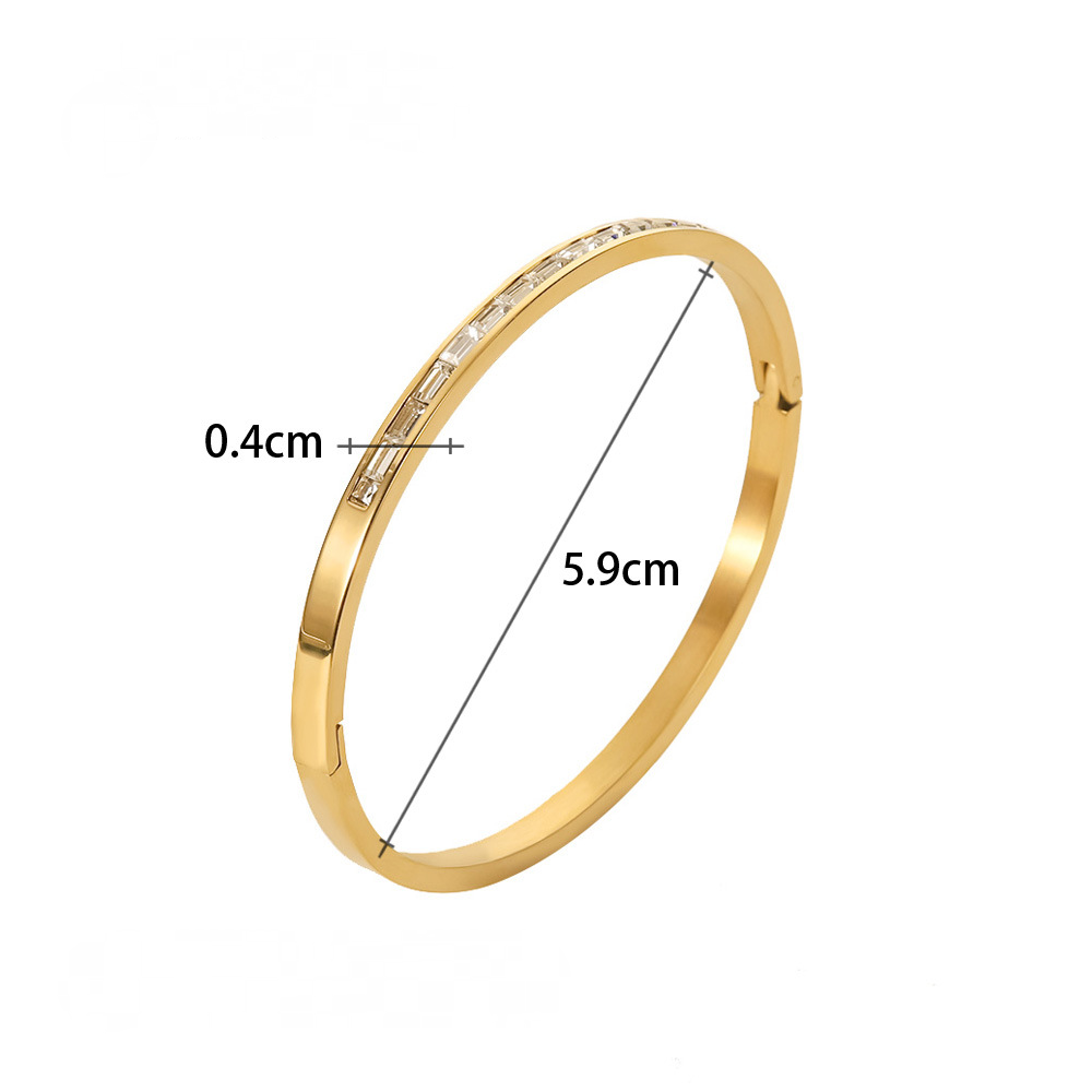 Multi Style 18K Gold Plated Stainless Steel Cuff Bangles