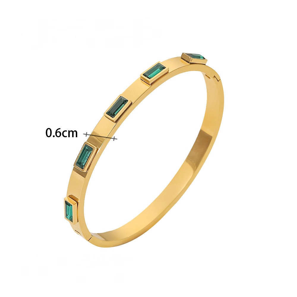 Multi Style 18K Gold Plated Stainless Steel Cuff Bangles