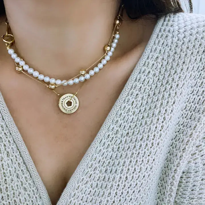18k gold filled bead chain necklace, classic choker